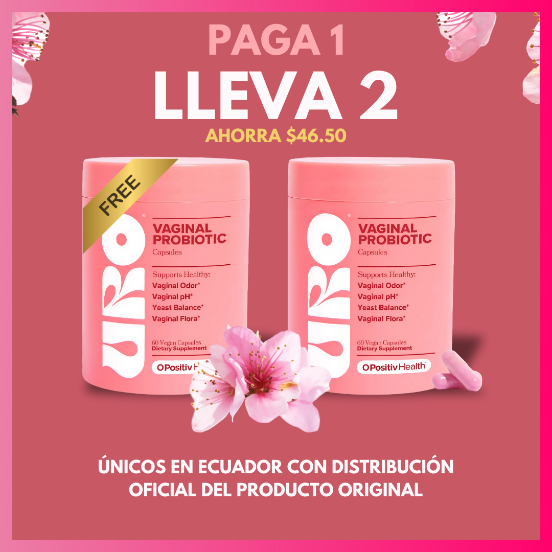 🌸 ¡Oferta Irresistible! 2X1 URO Probióticos Vaginales - ¡Recupera tu Bienestar y Confianza! 🌸